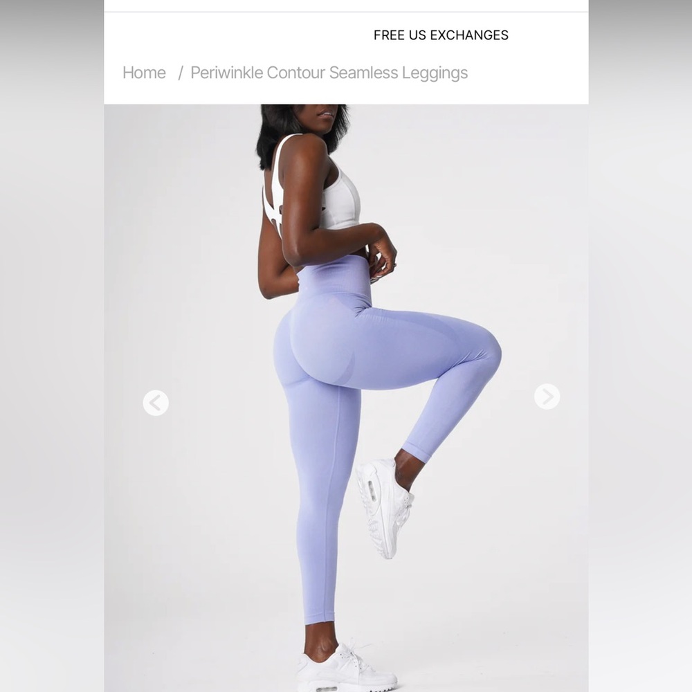 NVGTN Periwinkle Contour Seamless Leggings